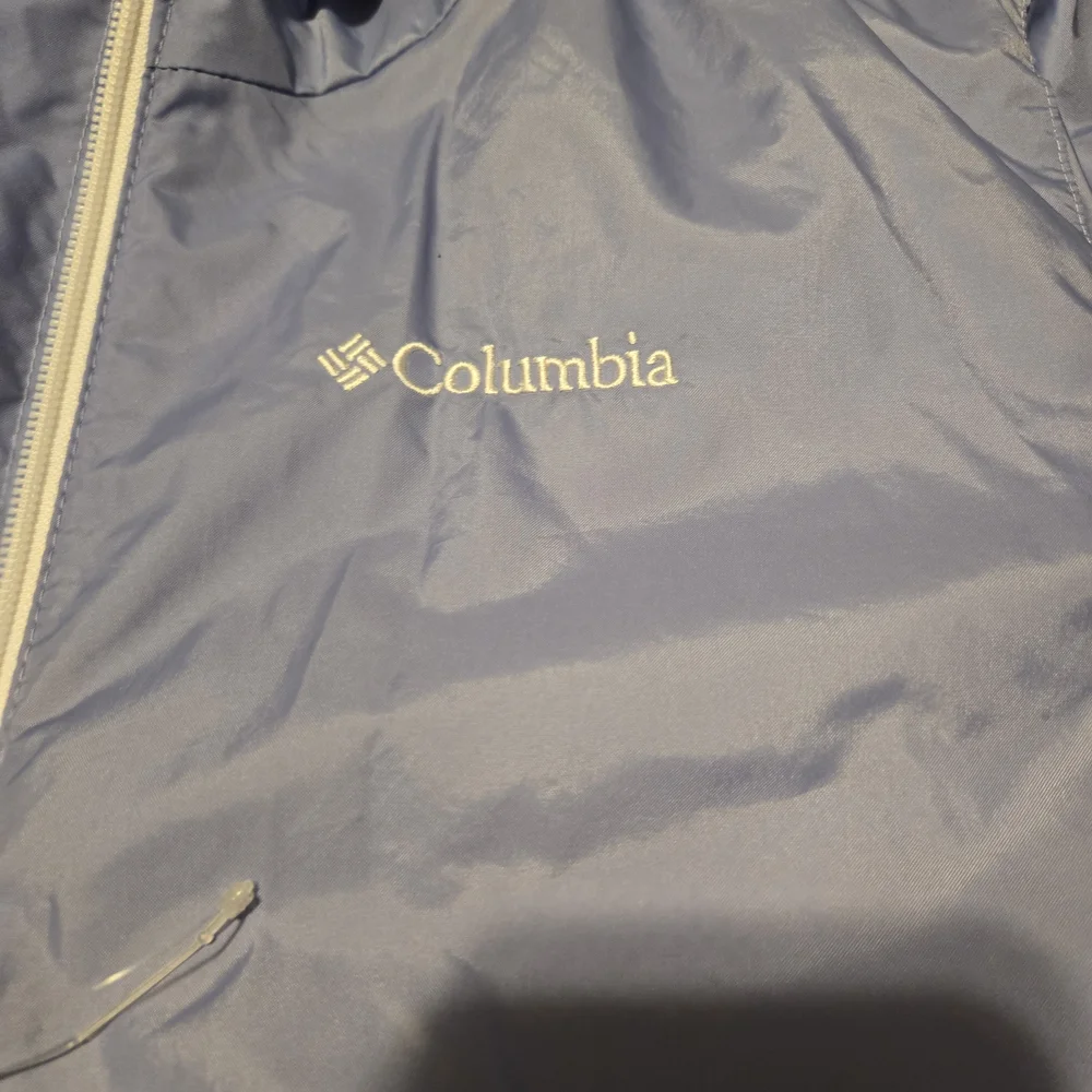 Columbia Sky Blue Windbreaker Jacket